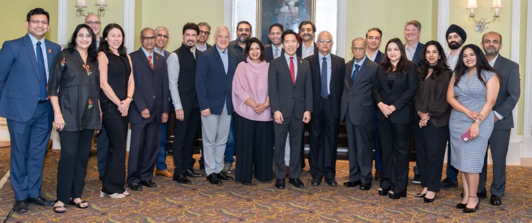 USC India community leaders at a formal gathering